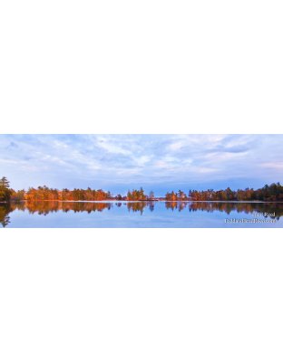 Lost Lake Watercolor - Panoramic
