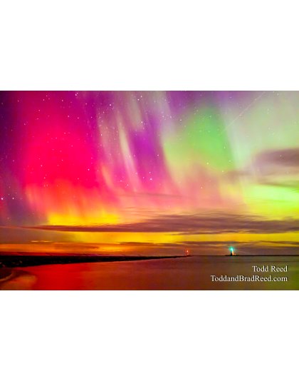Northern Lights Over Ludington