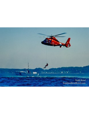 Rescue Swimmer in Action