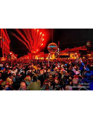 Ball drop in Ludington 