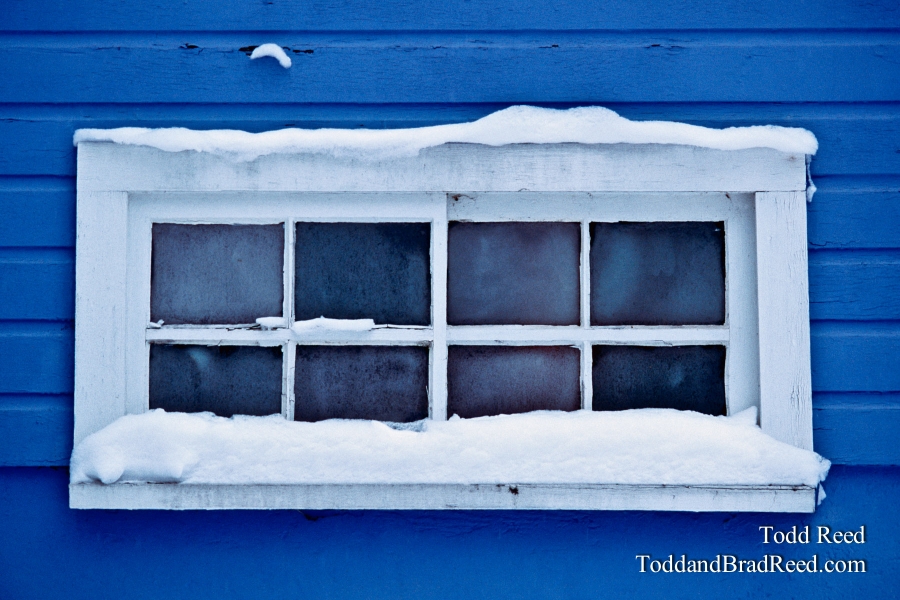 Blue and White