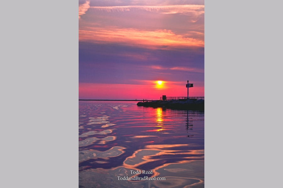 Ludington Channel Aglow