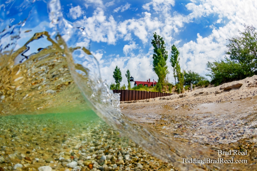 Under Water at Point Betsie