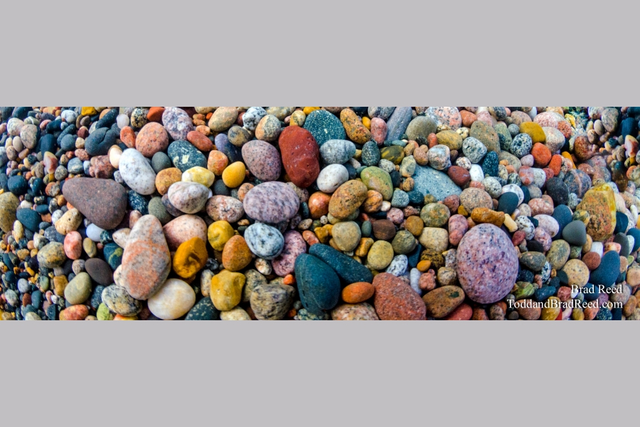 Lake Superior Rocks - Panoramic