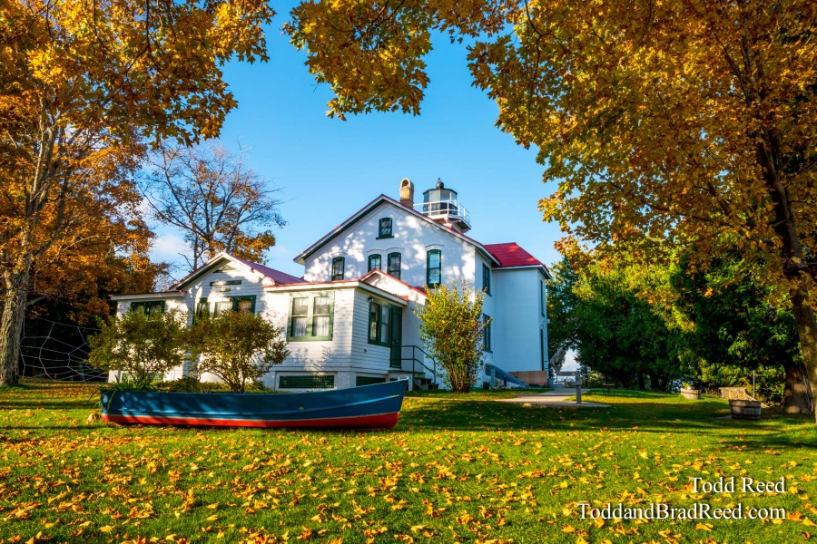 Autumn at Grand Traverse Light