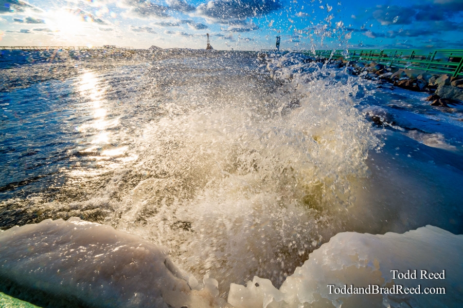 Crashing Into Pentwater