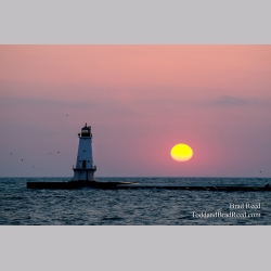 A Spring Sunset in Ludington