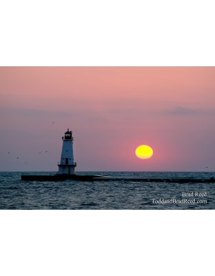 A Spring Sunset in Ludington
