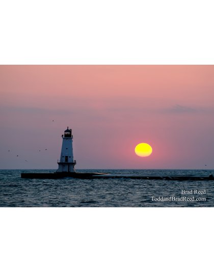 A Spring Sunset in Ludington