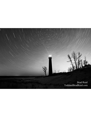North Star - Black and White