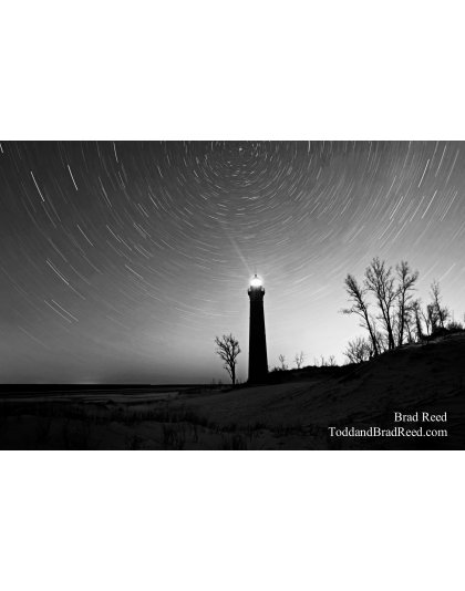 North Star - Black and White