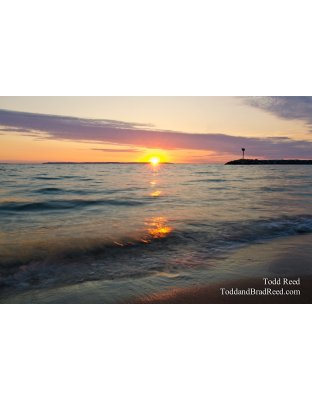 Sunset Over North Manitou