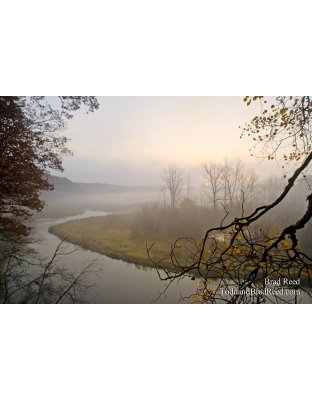 Foggy Sunrise on the Pere Marquette