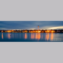A Glowing Morning in Pentwater - Panoramic