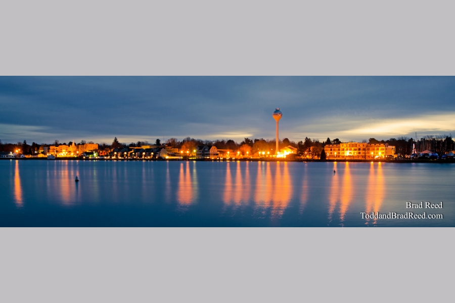 A Glowing Morning in Pentwater - Panoramic