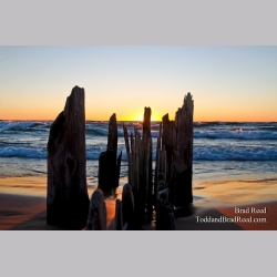 Sunset Over the Jetties