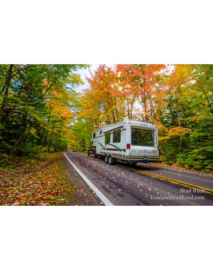 Fall Color on US 41 Near Copper Harbor (1389)