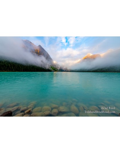 Sunrise at Lake Louise