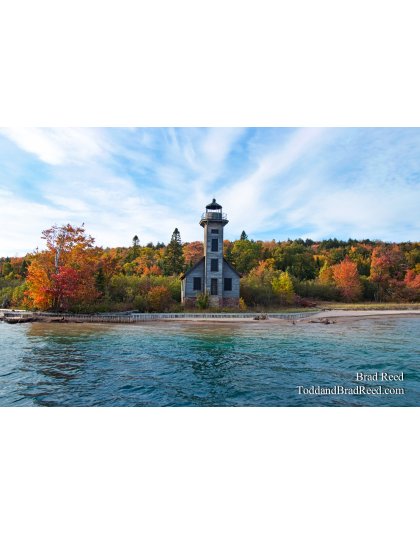 Grand Island Light at Gerlach Workshop in Munising (3784)