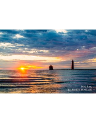 Sunset at Grand Haven Lighthouse (5869)