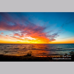 Sunset in Front of Budde and Sheryls (6238)