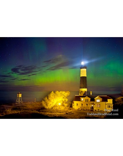 Northern Lights At Big Sable Point