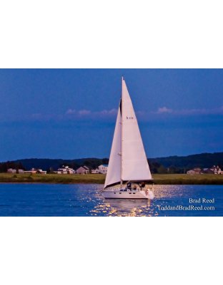 Sailboat and Moon (5851)