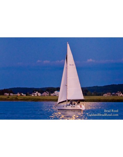 Sailboat and Moon (5851)
