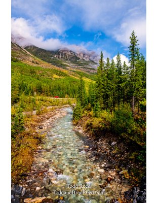 Highway to Lake Louise