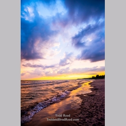 Lake Michigan Sunset in Ludington (8597)