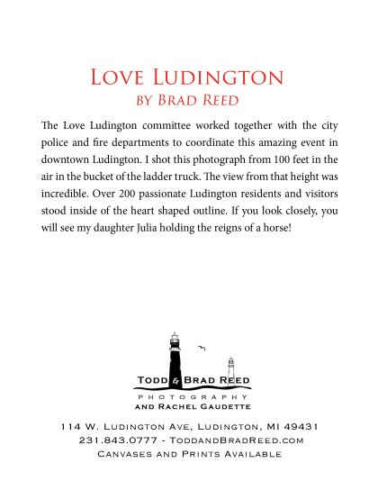 Greeting Card: Love Ludington