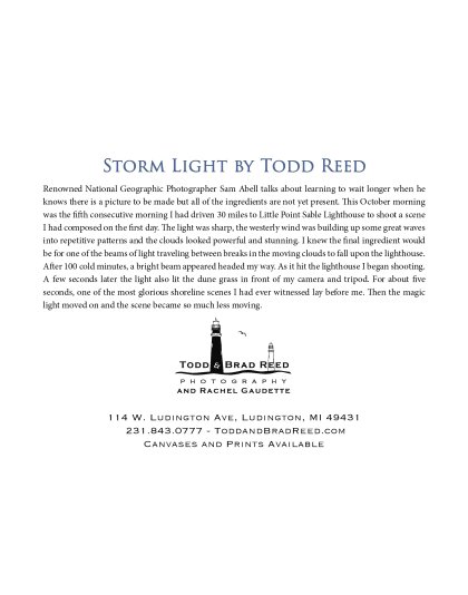 Greeting Card: Storm Light